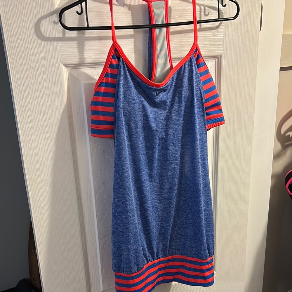 Nike Striped Sports Tank